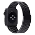 Pikkukuva 3 / 5: SKALO Milanese Loop Apple Watch Series 1-3 38mm - Valitse väri Black