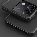 Miniatyrbild 7 av 8: SKALO Xiaomi Redmi Note 13 5G Clear View Window Fodral - Svart Svart