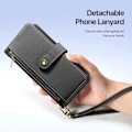 Miniatyrbild 10 av 11: DUX DUCIS iPhone 16 Pro Max Lawa Series Plånboksfodral - Svart Svart