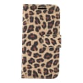 Miniatyrbillede 2 af 5: SKALO iPhone 13 Mini Leopard mönstrad Plånboksfodral i PU Läder Multicolor