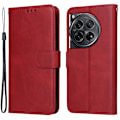 Pikkukuva 2 / 9: SKALO OnePlus 12 5G PU-nahkainen Lompakkokotelo - Valitse väri Red