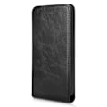 Miniatyrbillede 10 af 11: SKALO iPhone 16e Vertikalt PU-læder cover Cover - Sort Black