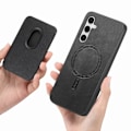 Miniatyrbillede 5 af 11: SKALO Samsung S25+ 2-i-1 PU-læder cover+Kortholder Cover - Sort Black