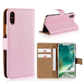 Miniatyrbillede 10 af 11: SKALO iPhone X/XS Flip Cover m. Pung i Ægte Læder - Vælg farve White