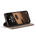 Miniatyrbild 4 av 11: CaseMe iPhone 16e 013 Series PU-Läder Plånboksfodral - Mörkbrun Mörkbrun