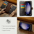 Pikkukuva 10 / 11: DG MING Samsung S24 FE 2-in-1 magneetti lompakkokotelo - Harmaa Grey