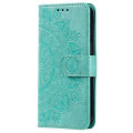 Miniatyrbillede 5 af 6: SKALO Samsung S23 FE Mandala Flip Cover - Turkis Turquoise