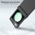 Miniatyrbild 3 av 6: SKALO Samsung Z Flip6 Ultratunn Skin-touch Fold Skal - Svart Svart