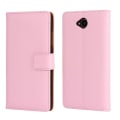 Pikkukuva 2 / 6: Plånboksfodral Äkta Skinn Microsoft Lumia 650 Pink