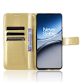 Miniatyrbild 3 av 7: SKALO OnePlus Nord 4 PU-Läder Plånboksfodral - Fler färger Guld