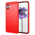 Miniatyrbillede 2 af 9: SKALO Nothing Phone (2) Armor Carbon Stødsikker TPU-cover - Vælg farve Red
