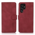 Pikkukuva 1 / 7: SKALO Samsung S24 Ultra KHAZNEH Lompakkokotelo PU-nahasta - Punainen Red