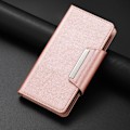 Miniatyrbild 9 av 10: SKALO iPhone 16 Pro DOLIZMA 2 i 1 Magnet Plånboksfodral - Roséguld Rosa guld
