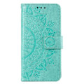 Pikkukuva 5 / 6: SKALO Xiaomi Redmi A3 Mandala lompakkokotelo - Turkoosi Turquoise