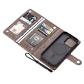 Pikkukuva 2 / 5: VILI iPhone 16 Pro GVB Series Lompakkokotelo PU-nahkaa - Ruskea Brown