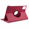 Miniatyrbild 4 av 9: SKALO Lenovo Tab M11 360 Litchi Fodral - Cerise Cerise