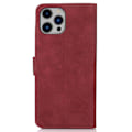 Miniatyrbillede 7 af 8: SKALO iPhone 16 Pro KHAZNEH Pungetui i PU-læder - Rød Red