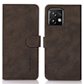 Miniatyrbillede 1 af 7: SKALO Motorola Edge 40 Pro 5G KHAZNEH Pungetui i PU-læder - Brun Brown