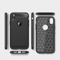 Miniatyrbillede 7 af 7: SKALO iPhone XR Armor Carbon Stødsikker TPU-cover - Vælg farve Blue