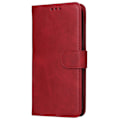 Miniatyrbillede 8 af 9: SKALO Samsung S24 FE PU-læder Pungetui - Vælg farve Red