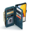 Miniatyrbild 4 av 11: CaseMe Samsung A13 4G CaseMe Big Wallet Plånboksfodral - Blå Blå