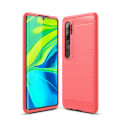 Miniatyrbillede 2 af 6: Stöttåligt Armor Carbon TPU-skal Xiaomi Mi Note 10 / Note 10 Pro Red