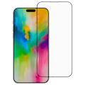 Miniatyrbillede 1 af 2: 2-PAK SKALO iPhone 16 FULL-FIT Hærdet Glas Skærmbeskyttelse - Sort Black