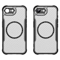 Miniatyrbillede 2 af 9: SKALO iPhone 16e Translucent Carbon Cover - Sort Black
