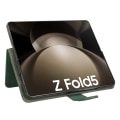 Miniatyrbild 3 av 8: SKALO Samsung Z Fold5 Plånboksfodral i PU-Läder - Grön Grön