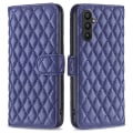 Miniatyrbillede 1 af 9: SKALO Samsung A25 5G BINFEN COLOR Quiltet Pung - Blå Blue