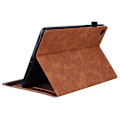 Pikkukuva 4 / 6: SKALO Samsung Tab A9 PU-nahkainen Lompakkokotelo - Musta Black