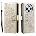 Miniatyrbillede 1 af 6: SKALO Xiaomi Redmi 14C Mandala Flip Cover - Guld Gold
