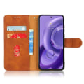 Miniatyrbillede 2 af 7: SKALO Motorola Edge 30 Neo 5G Matt PU-læderpungetui - Brun Brown