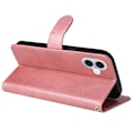 Pikkukuva 5 / 9: SKALO iPhone 16 Plus PU-nahkainen Lompakkokotelo - Valitse väri Pink