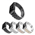 Miniatyrbild 1 av 4: SKALO Metallarmband 5-länk Apple Watch Series 10 46mm - Fler färger Guld