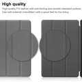 Miniatyrbillede 7 af 10: SKALO Lenovo Tab M8 Gen 4 Trifold Flip Cover - Grå Grey