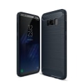 Miniatyrbild 2 av 6: SKALO Samsung S8 Armor Carbon Stöttåligt TPU-skal - Fler färger Blå