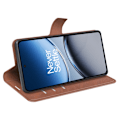 Pikkukuva 3 / 7: SKALO OnePlus Nord 4 Lompakkokotelo PU-nahkaa - Ruskea Brown