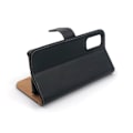 Miniatyrbillede 4 af 5: SKALO Samsung S22+ Flip Cover m. Pung i Ægte Læder - Vælg farve Black