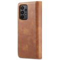 Pikkukuva 9 / 9: DG MING Samsung A23 5G 2-in-1 magneetti lompakkokotelo - Ruskea Brown