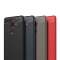 Pikkukuva 1 / 10: Stöttåligt Armor Carbon TPU-skal Nokia 7 Plus Blue
