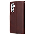 Miniatyrbillede 9 af 9: SKALO Samsung S23 FE PU-læder Pungetui - Vælg farve Brown