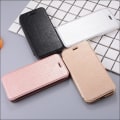 Miniatyrbillede 1 af 6: SKALO iPhone SE (2020/2022) Flip Cover TPU Ultratyndt - Vælg farve Silver
