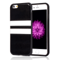 Pikkukuva 3 / 9: Skal i PU-läder med 2 streck iPhone 6/6S White