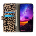 Miniatyrbillede 4 af 8: SKALO Samsung A04s 4G Leopardmønstret pungetui i PU-læder Multicolor