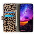 Miniatyrbillede 4 af 8: SKALO Samsung A13 5G Leopardmønstret pungetui i PU-læder Multicolor