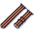 Pikkukuva 5 / 6: SKALO Nato-ranneke Nylon Apple Watch Series 10 42mm - Valitse väri Multicolor