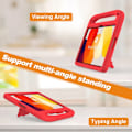Pikkukuva 4 / 8: SKALO Xiaomi Redmi Pad SE Lapsikuori kahvalla ja jalustalla - Punainen Red