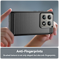 Miniatyrbild 7 av 9: SKALO Xiaomi 14T Armor Carbon Stöttåligt TPU-skal - Fler färger Svart