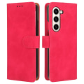 Miniatyrbild 1 av 8: SKALO Samsung Z Fold5 Plånboksfodral i PU-Läder - Cerise Cerise